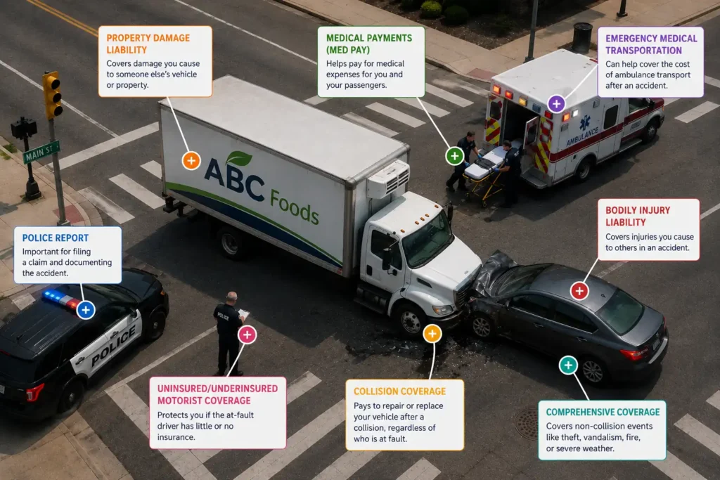 Commercial Auto Insurance Dynamic Infographic
