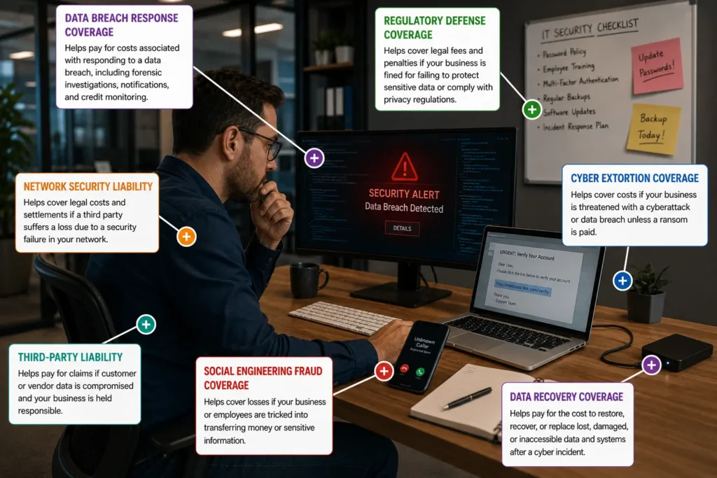 Cyber Liability Insurance - Dynamic Infographic
