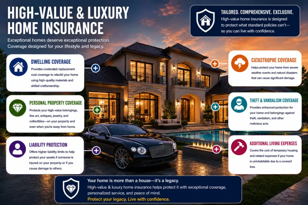 High Value Luxury Home Insurance